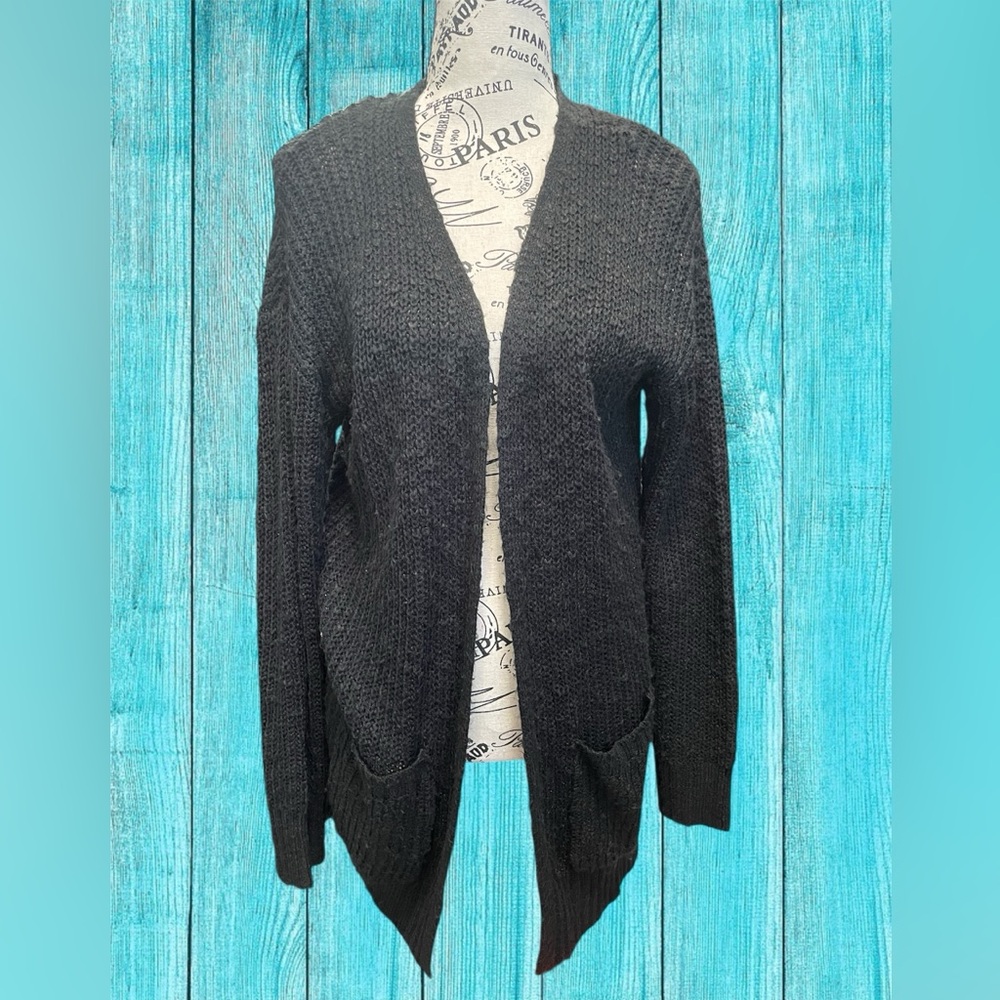 SO Black Cardigan Sweater